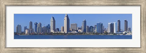 Framed City at the waterfront, San Diego, California, USA 2010 Print