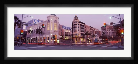 Framed Rodeo Drive, Beverly Hills, California Print