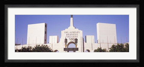 Framed Los Angeles Memorial Coliseum, Los Angeles, California Print