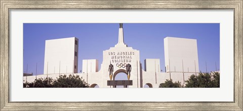 Framed Los Angeles Memorial Coliseum, Los Angeles, California Print