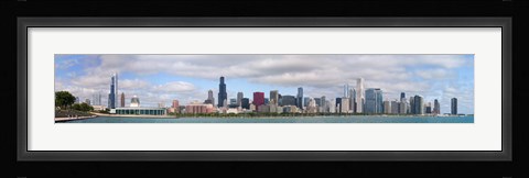 Framed City at the waterfront, Lake Michigan, Chicago, Cook County, Illinois, USA 2010 Print