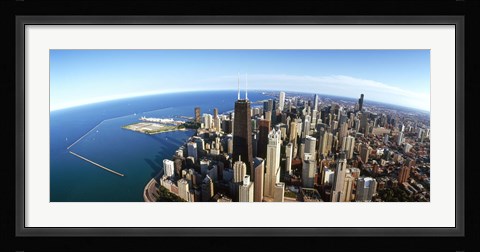 Framed Chicago skyscrapers, Cook County, Illinois, USA 2010 Print