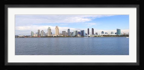 Framed Buildings at the waterfront, San Diego, San Diego County, California, USA 2010 Print