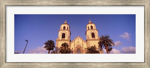 Framed Low Angle View of St. Augustine Cathedral, Tucson, Arizona Print