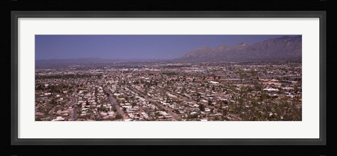 Framed Tucson, Arizona (aerial view) Print