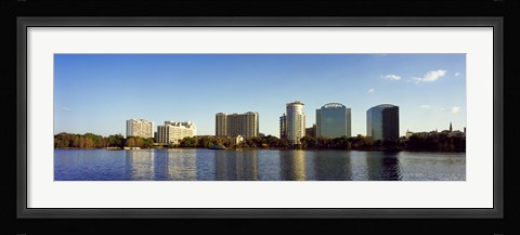 Framed Lake Eola, Orlando, Florida (distant view) Print