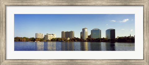 Framed Lake Eola, Orlando, Florida (distant view) Print