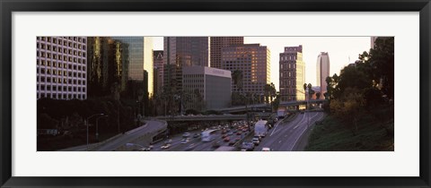 Framed City of Los Angeles, California Print
