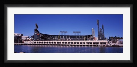 Framed Baseball park at the waterfront, AT&amp;T Park, 24 Willie Mays Plaza, San Francisco, California, USA Print