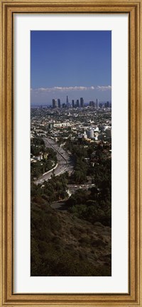 Framed Hollywood, Los Angeles, California (vertical) Print