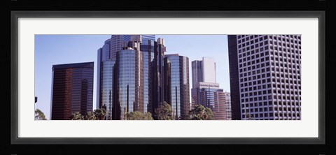 Framed Reflections in Los Angeles skyscrapers, Los Angeles County, California, USA Print