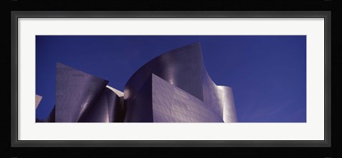 Framed Walt Disney Concert Hall Building Against a Blue Sky, Los Angeles Print