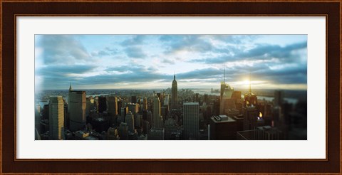 Framed Buildings in a city, Empire State Building, Manhattan, New York City, New York State, USA 2011 Print