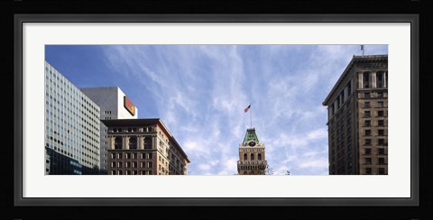 Framed Buildings in a city, Tribune Tower, Oakland, Alameda County, California, USA Print