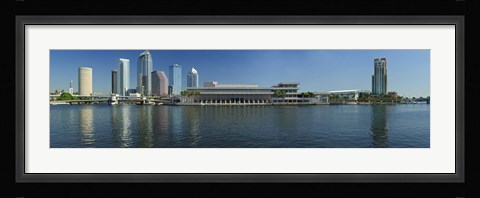 Framed Buildings at the waterfront, Tampa, Hillsborough County, Florida, USA Print
