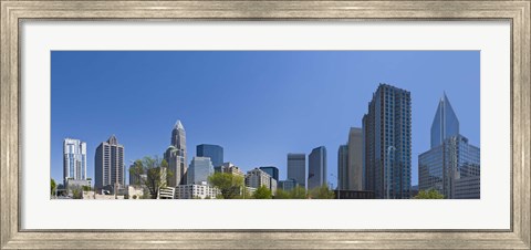 Framed Skyscrapers in Charlotte, North Carolina Print