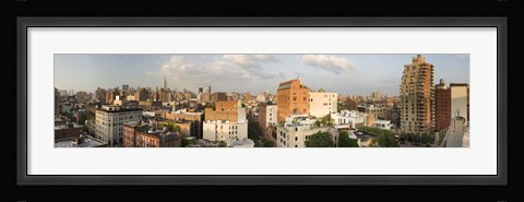 Framed Low rise buildings in a city, Manhattan, New York City, New York State, USA Print