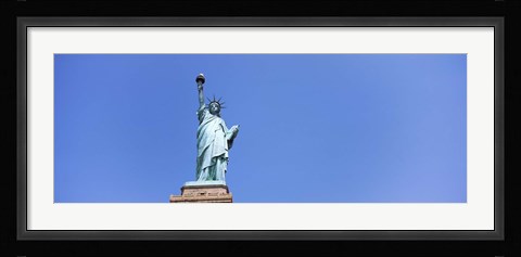 Framed Statue Of Liberty (horizontal), Liberty Island, New York City, New York State Print