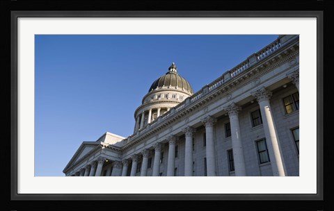Framed Utah State Capitol Building, Salt Lake City, Utah Print
