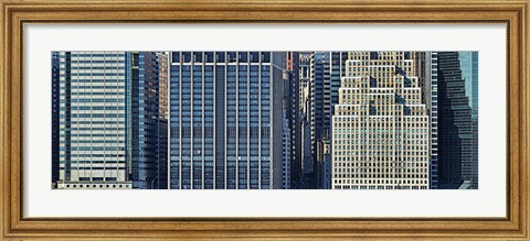 Framed New York City Skyscrapers 2011 (close-up) Print