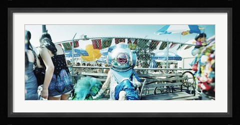 Framed Coney Island Mermaid Parade, Coney Island, Brooklyn, New York City, New York State, USA Print