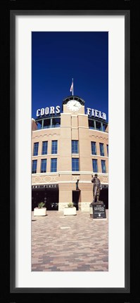 Framed Facade of a baseball stadium, Coors Field, Denver, Denver County, Colorado, USA Print