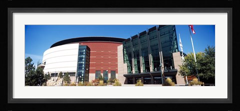 Framed Building in a city, Pepsi Center, Denver, Colorado Print