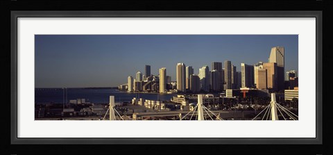 Framed Buildings in a city, Miami, Florida, USA Print