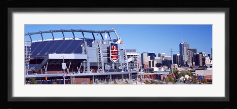 Framed Sports Authority Field at Mile High, Denver, Colorado Print