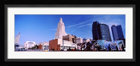 Framed Street art at Jazz District, Kansas City, Missouri Print