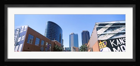 Framed Street art at Downtown Kansas City, Missouri, USA Print
