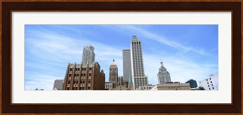 Framed DowntownTulsa skyline, Oklahoma Print