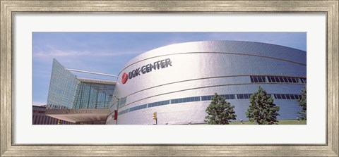 Framed BOK Center at downtown Tulsa, Oklahoma Print