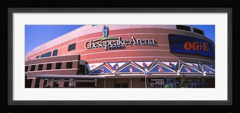 Framed Low angle view of a stadium, Chesapeake Energy Arena, Oklahoma City, Oklahoma, USA Print