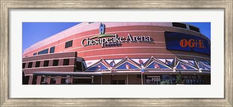 Framed Low angle view of a stadium, Chesapeake Energy Arena, Oklahoma City, Oklahoma, USA Print