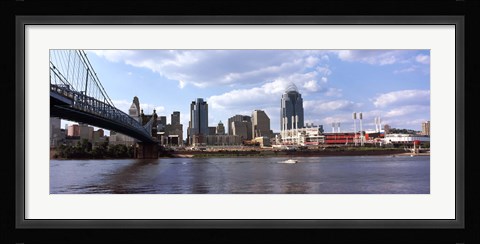 Framed Bridge across the Ohio River, Cincinnati, Hamilton County, Ohio Print