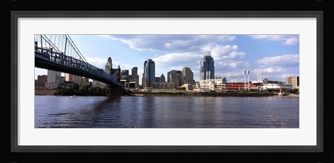 Framed Bridge across the Ohio River, Cincinnati, Hamilton County, Ohio, USA Print