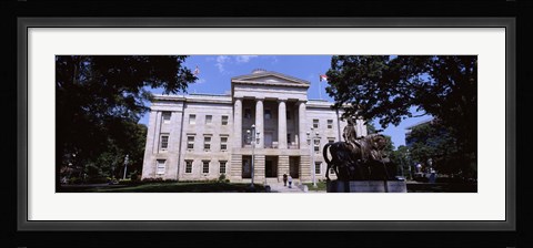 Framed Facade of a government building, City Hall, Raleigh, Wake County, North Carolina, USA Print