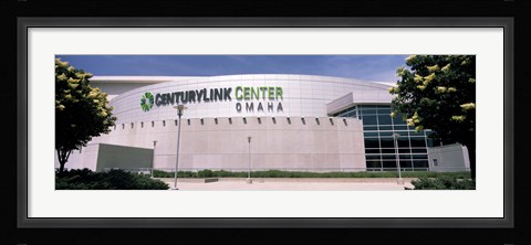 Framed Facade of a convention center, Century Link Center, Omaha, Nebraska, USA Print