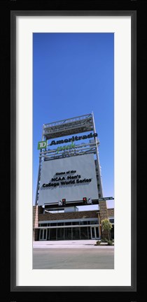 Framed Sign board at a convention center, Century Link Center, Omaha, Nebraska, USA Print
