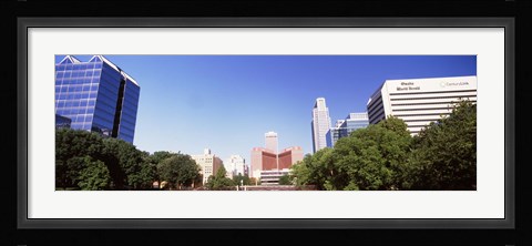 Framed Buildings in a city, Omaha, Nebraska Print
