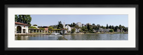 Framed Lake Merritt in Oakland, California, USA Print
