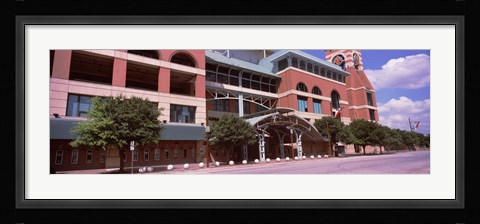 Framed Facade of a baseball stadium, Minute Maid Park, Houston, Texas, USA Print