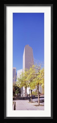 Framed Mailbox building in a city, Wells Fargo Center, Denver, Colorado, USA Print