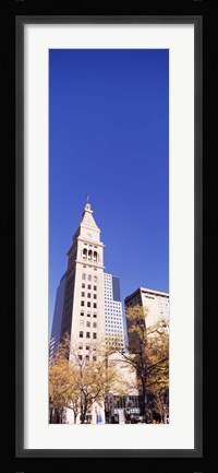 Framed Clock tower, Denver, Colorado Print