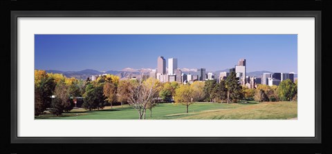 Framed Buildings of Downtown Denver, Colorado, USA Print