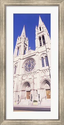 Framed Facade of Cathedral Basilica of the Immaculate Conception, Denver, Colorado, USA Print