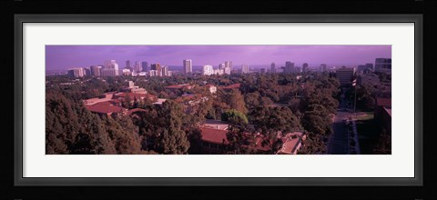 Framed University campus, University Of California, Los Angeles, California, USA Print