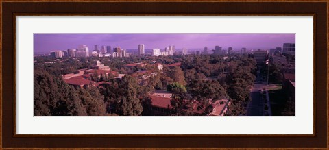 Framed University campus, University Of California, Los Angeles, California, USA Print