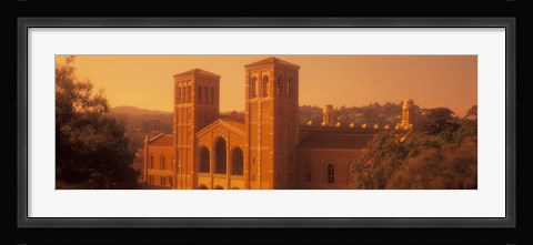 Framed Royce Hall at an university campus, University of California, Los Angeles, California, USA Print